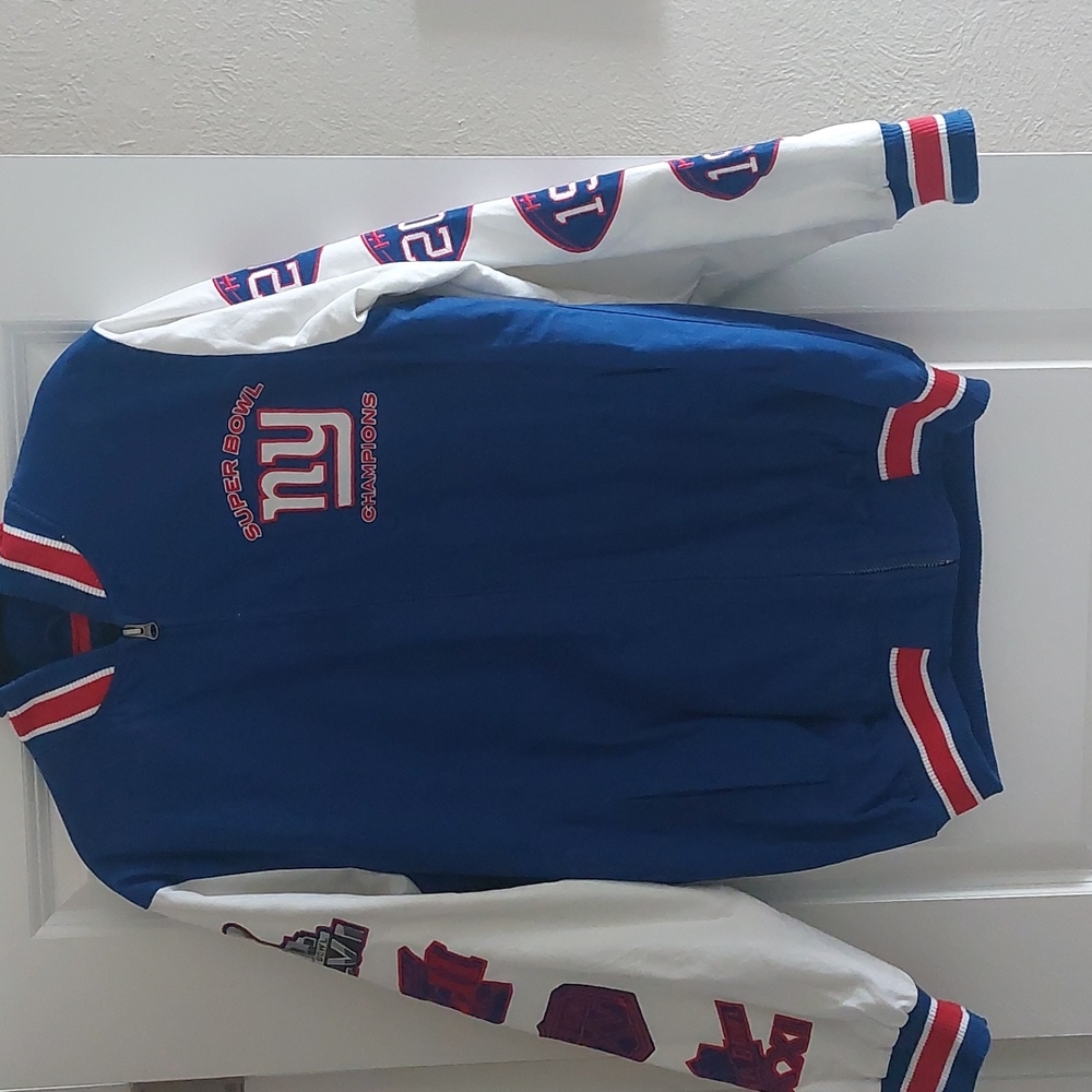 NFL NY GIANTS LETTERMAN'S JACKET